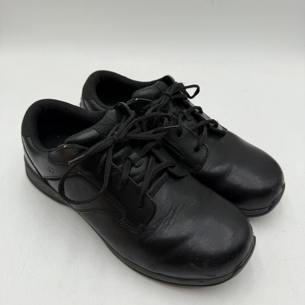 Red Wing ComfortPro Shoes Mens 11 Black Leather Low Top Slip Resistant Work 8712